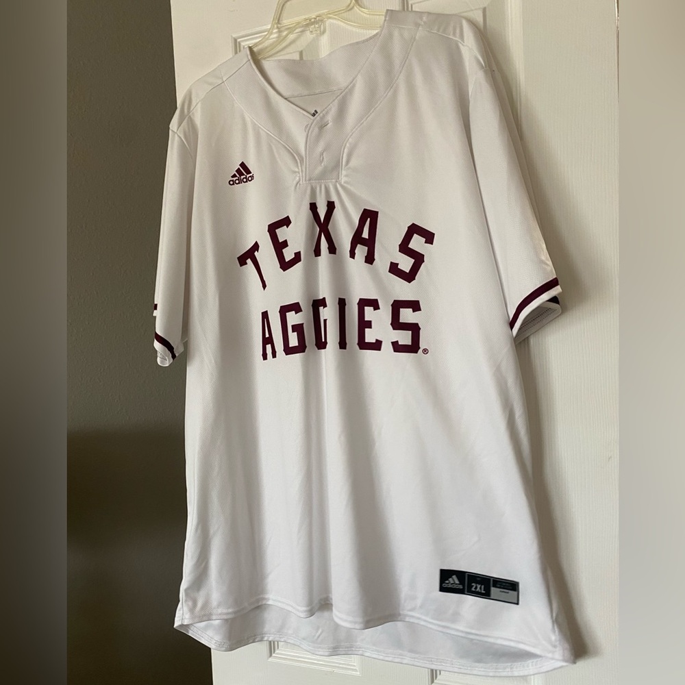 Adidas Texas A&M Baseball Jersey Size 2XL